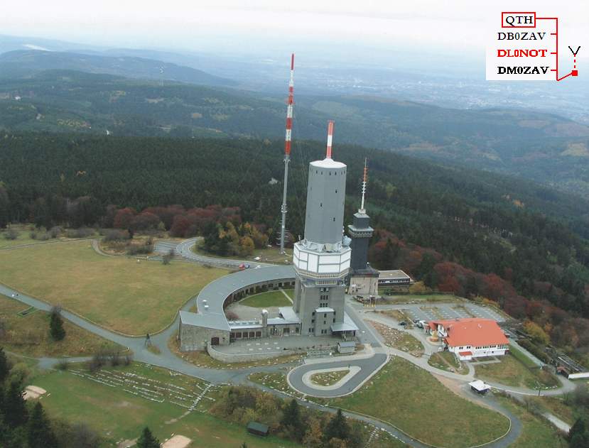 DB0FT Grosser Feldberg Taunus aprox.800MSL