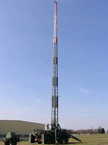 40m high Mobil EmComm & Contest Antenna Tower with Aux.Generator