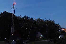 Portable EmComm Center at Night